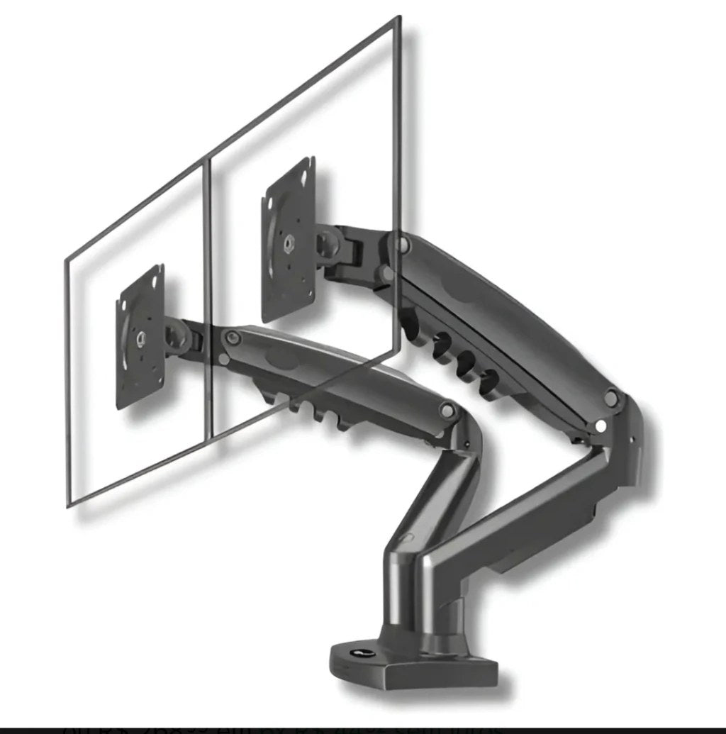 Suporte Duplo Onistek ON-F180 para 2 Monitores Articulado a Gás