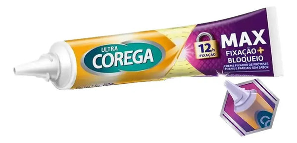 Ultra Corega Creme Fixador de Dentadura Max Fixação 70g