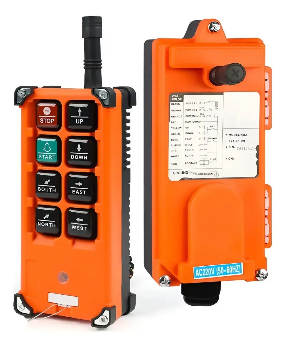 Controle Remoto Industrial para Talha e Ponte Rolante F21-E1B