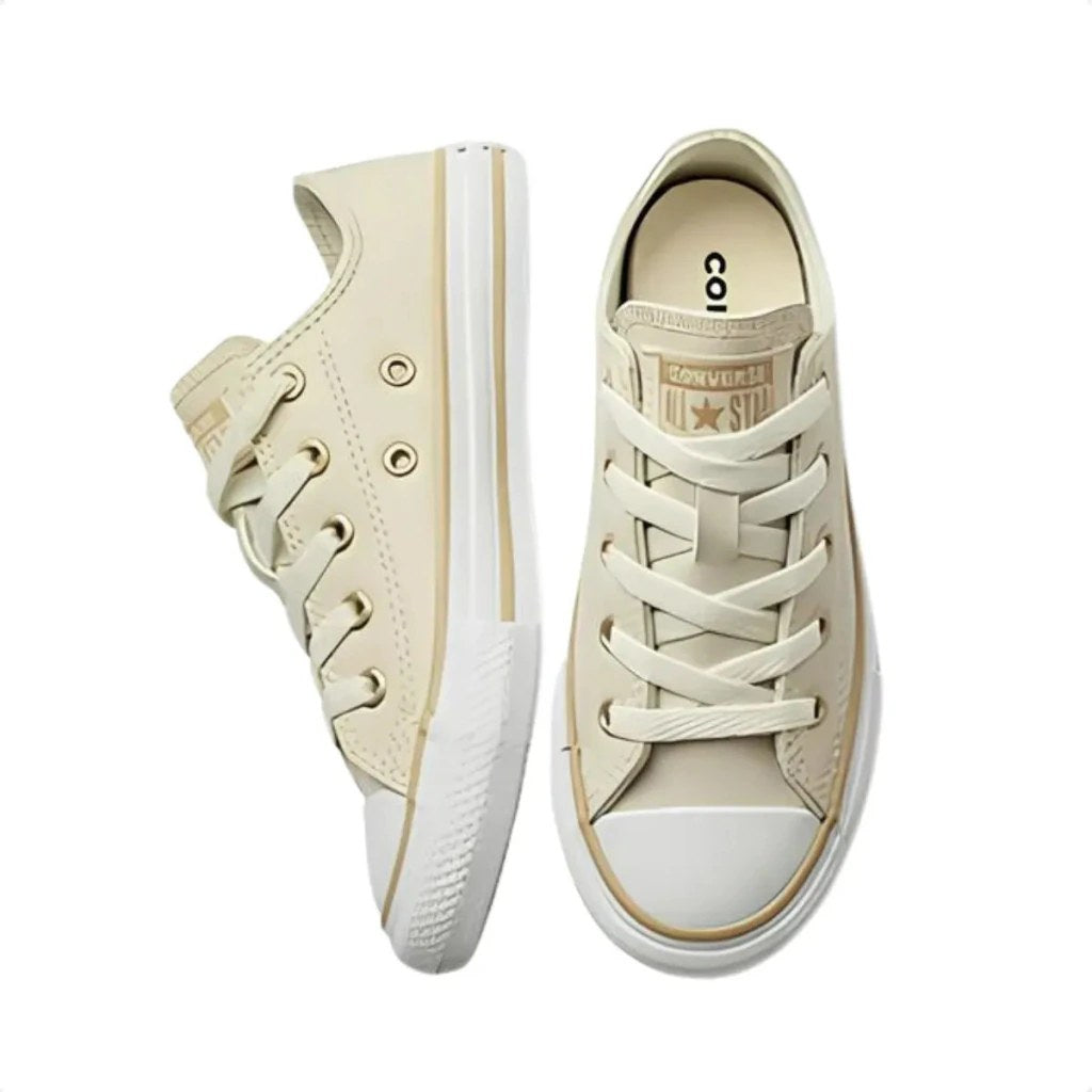 Tênis Infantil Converse Couro Cano Baixo Tam. 29