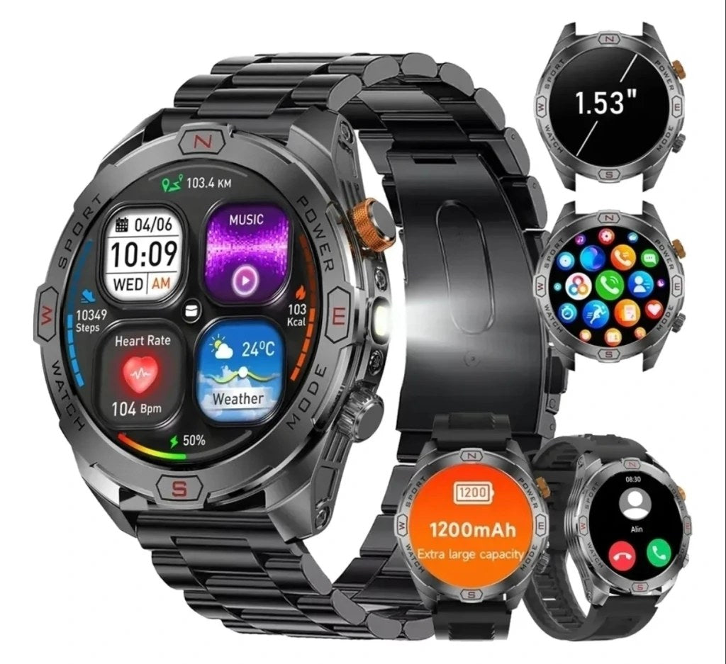 Smartwatch Esportivo Tela 1,53 Polegadas