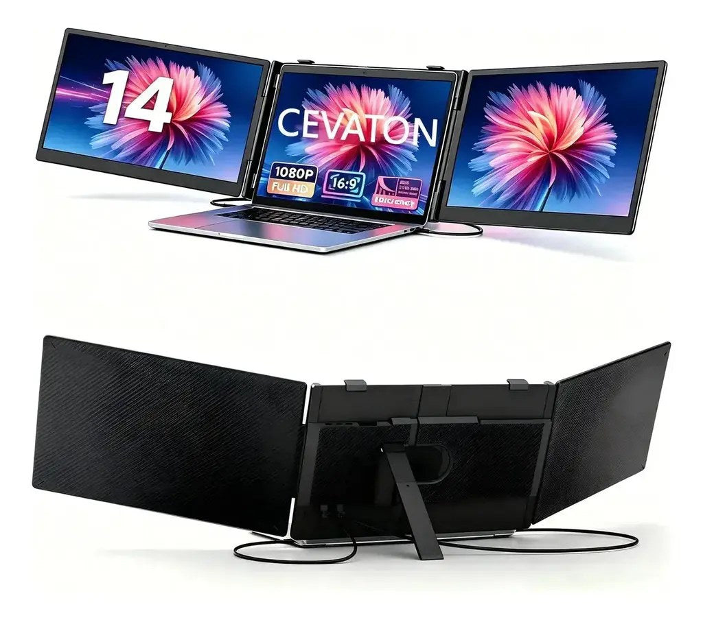 Monitor Portátil Triplo Cevaton S10 Pro 14" Full HD