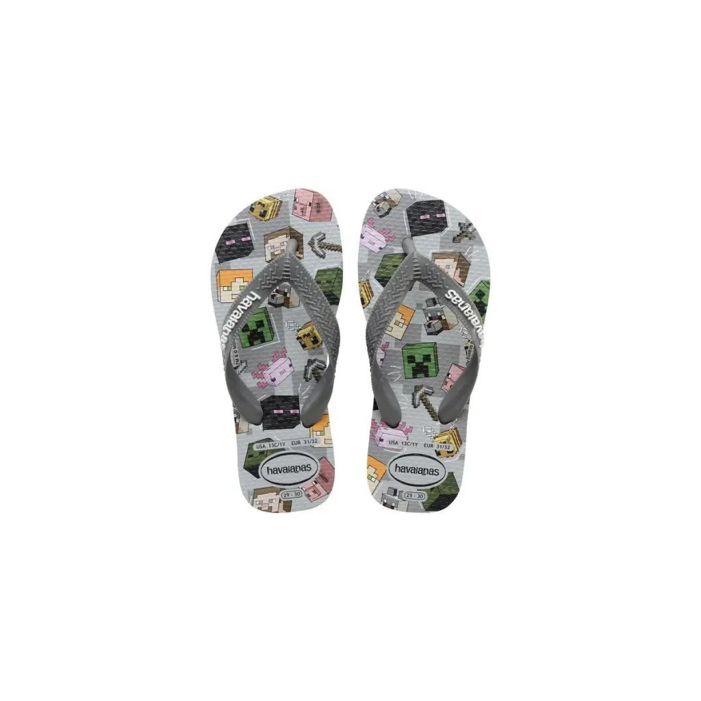 Chinelo Havaianas Minecraft Infantil Tam. 33/34