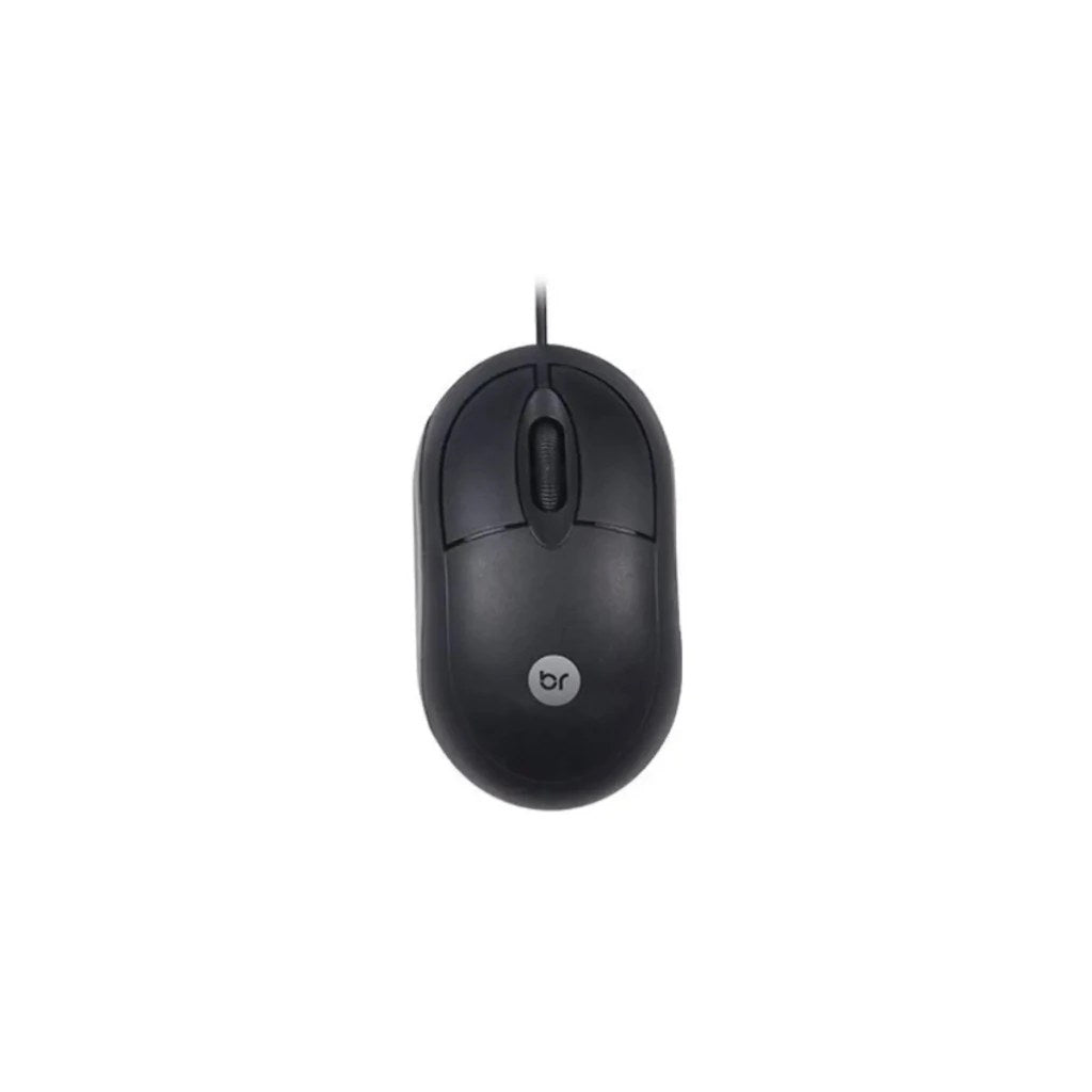 Mouse Bright Óptico USB com Fio