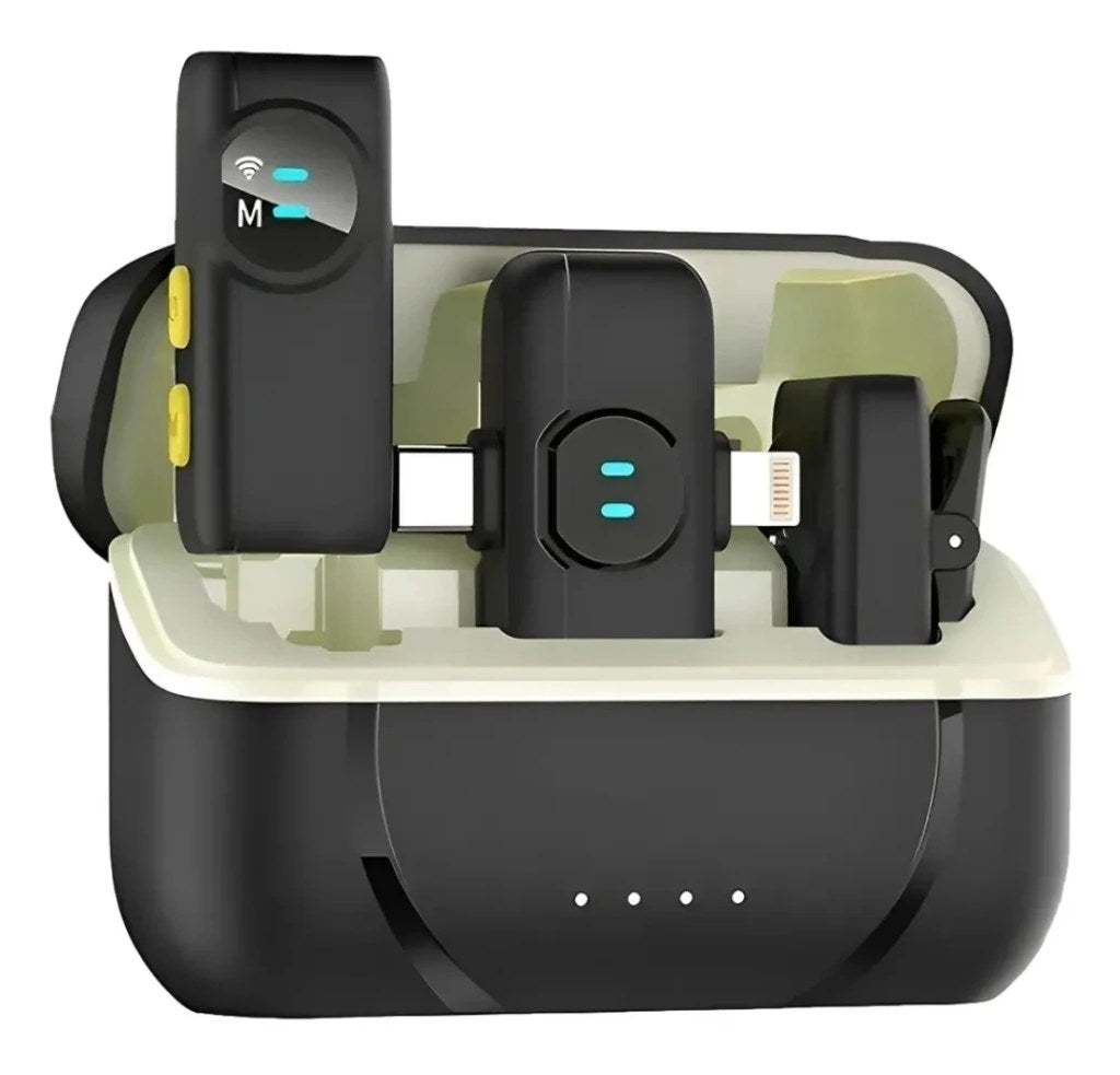 Microfone de Lapela Sem Fio Volton A5 para iOS e Android