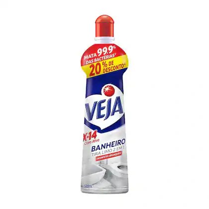 Limpador Tira Limo Veja X-14 com Cloro Ativo 500ml