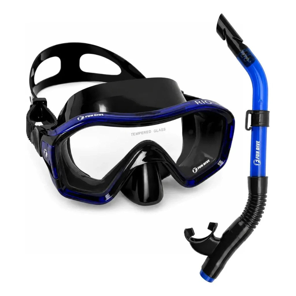 Kit Máscara e Snorkel Fun Dive Rio Mergulho