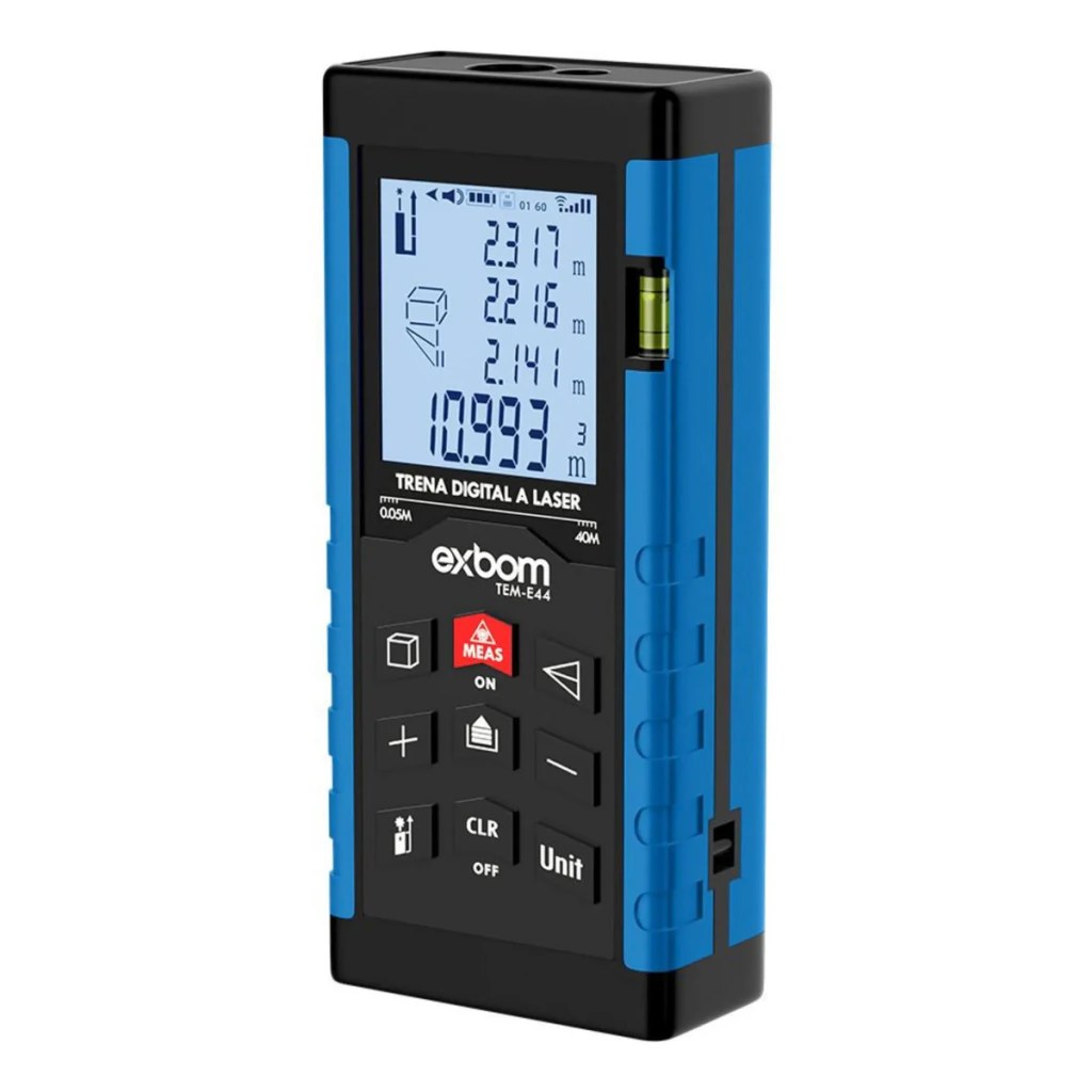 Trena Digital a Laser Exbom TEM-E44 40m