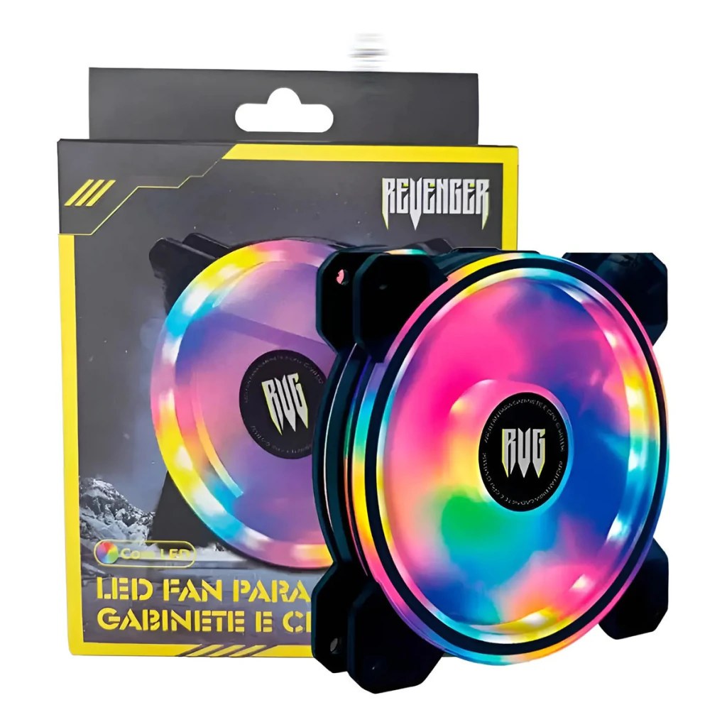 Cooler para Gabinete Revenger G-VR332 LED RGB 1500RPM