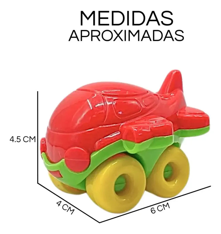 Kit 4 Carrinhos Frotinha Baby Animal Sortidos - foto 2