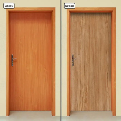 Adesivo Decorativo de Porta Madeira 2m x 90cm - foto 2