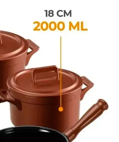 Panela Ceraflame Clear Bronze 18cm 1,5L - foto 2