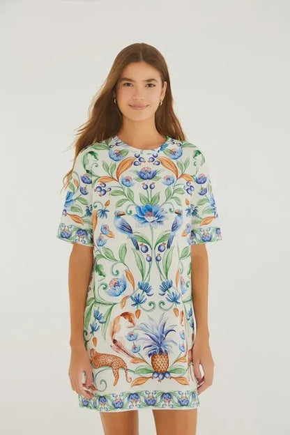 Vestido T-Shirt Farm Elsa Tam P - foto 2