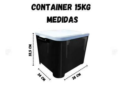 Porta-Ração Furacão Pet Canister 15kg - foto 2