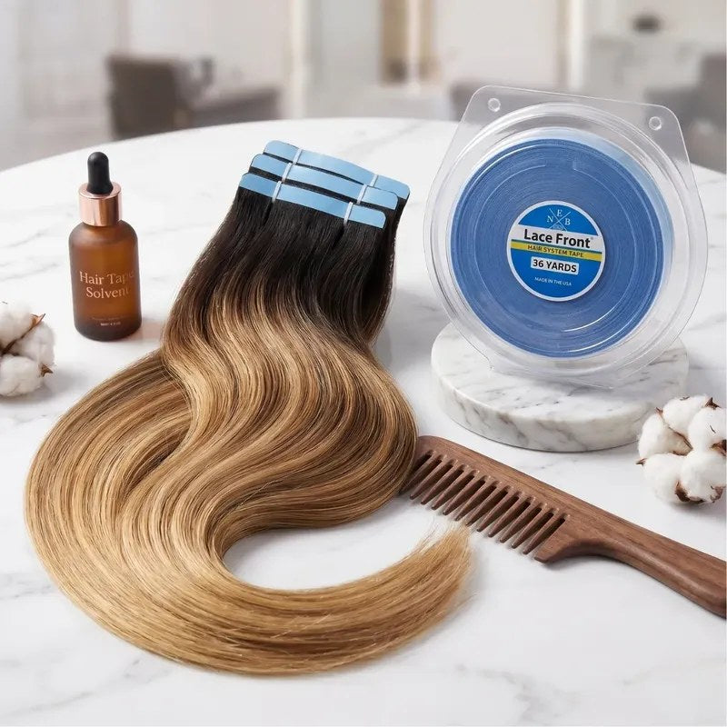 Fita Adesiva Azul para Prótese Capilar Lace Front 36m - foto 2