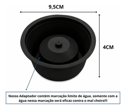 Kit 3 Adaptadores Tira Mau Cheiro para Ralo 10cm - foto 2