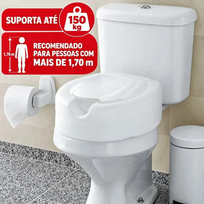 Assento Sanitário Elevado 13,5cm com Tampa - foto 2