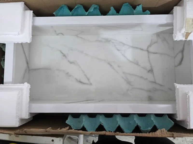 Nicho de Porcelanato 30x60x11cm com Borda de Alumínio - foto 2
