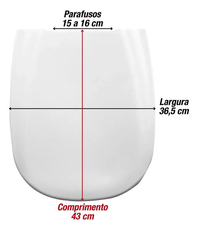 Assento Sanitário Almofadado Mebuki Quadra Multi - foto 2