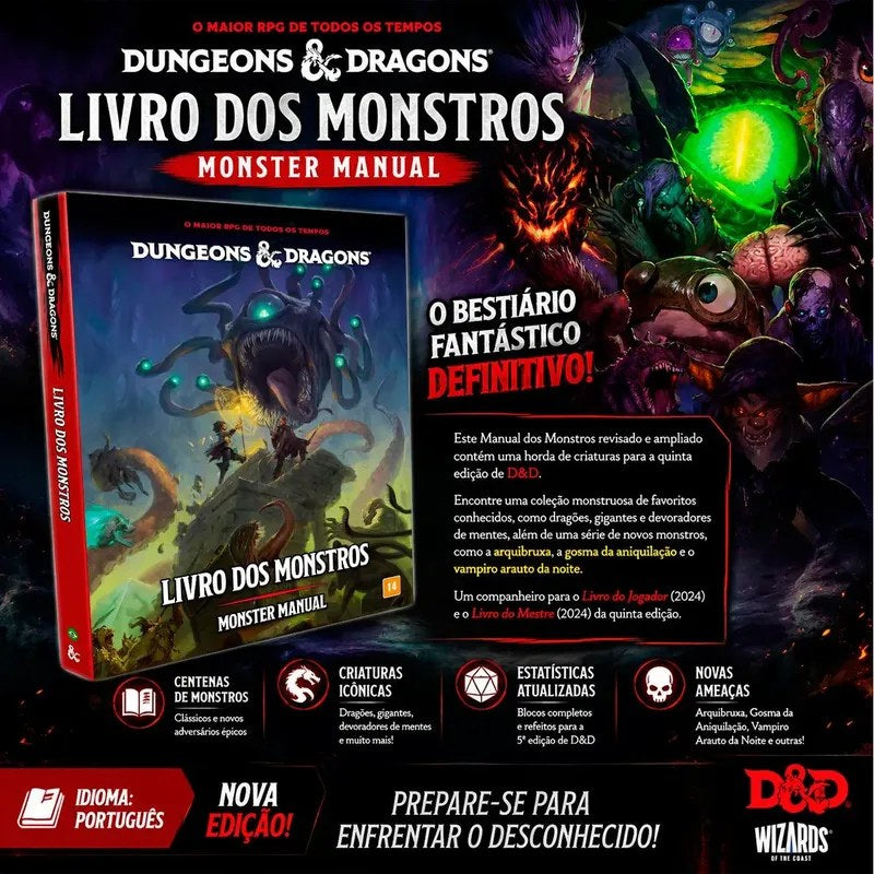 Livro Dungeons & Dragons Livro dos Monstros 5.5e - foto 2
