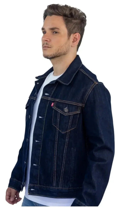Jaqueta Jeans Levi's Masculina Trucker Tam. P - foto 2