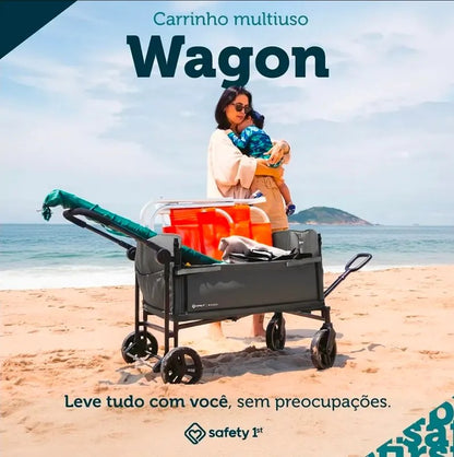 Carrinho Multiuso Safety 1st Wagon Cinza - foto 3
