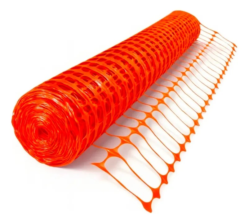 Tela Plástica de Sinalização Laranja 1,20 x 50m - foto 3