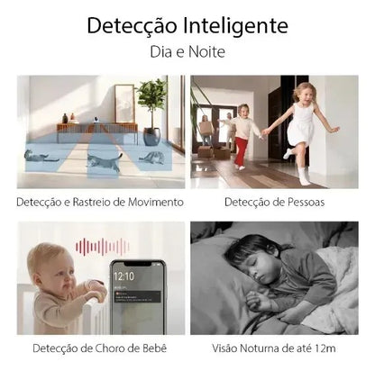 Câmera de Segurança Wi-Fi Mercusys MC210 2K 360° - foto 4