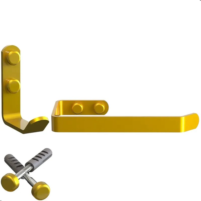 Kit Acessórios para Banheiro 6 Peças Dourado - foto 4